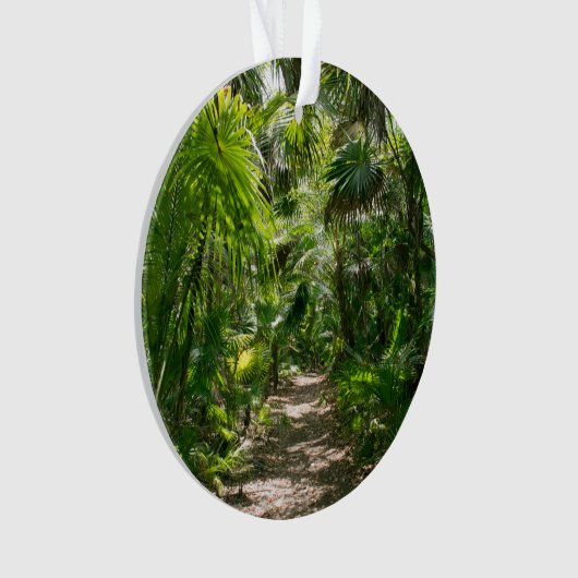 Forests Tropical Rainforest Tulum Mexico Ornament (Vorderseite)