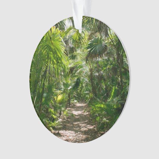 Forests Tropical Rainforest Tulum Mexico Ornament (Vorderseite)