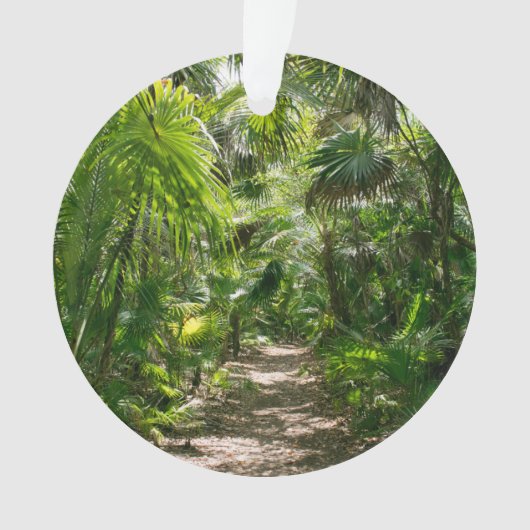 Forests Tropical Rainforest Tulum Mexico Ornament (Vorderseite)