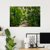 Forests Tropical Rainforest Tulum Mexico Poster (Heimbüro)