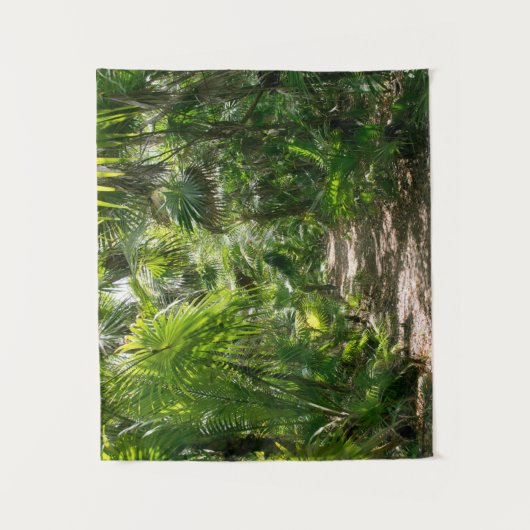 Forests Tropical Rainforest Tulum Mexico Wandteppich (Vorderseite)