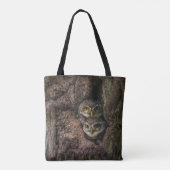 Forests Two Owls Looking Tasche (Rückseite)