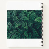 Forests Woodland Ferns Notizblock (Rückseite)
