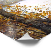 Forestsee in Automn Poster (Ecke)