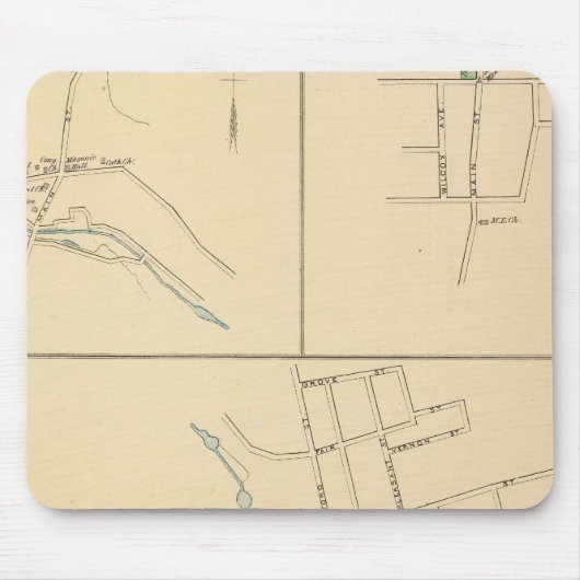 Forestville, S Glastonbury, E Berlin Mousepad (Vorne)