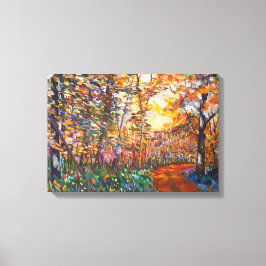 Foret im Herbst Leinwanddruck