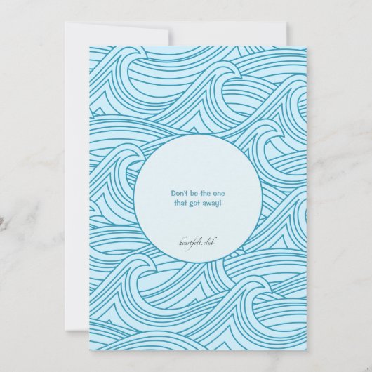 Foreut Befischung Ruhestand Party Einladung (Rückseite)