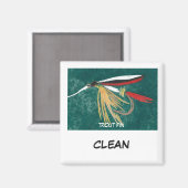 "Foreut Fin" Dish Washer Status Magnet (Vorderseite/Rückseite)