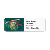 "Foreut Fin"-Trout Fly-Rücksendeadresse (Vorne)