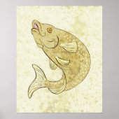 Foreut Fisch Springposter Poster (Vorne)