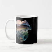 Foreut Fischen Berge Natur Fischer Kaffeetasse (Links)