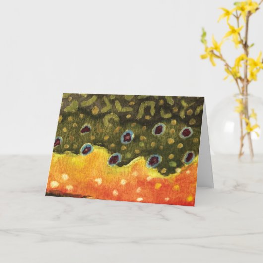 Foreut Fishing Karte (Gelbe Blume)