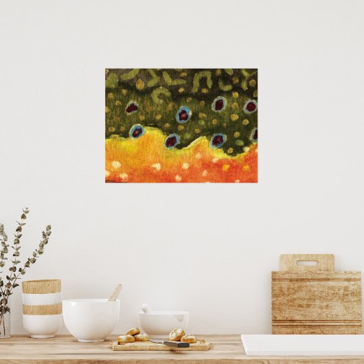 Foreut Fishing Poster (Küche)