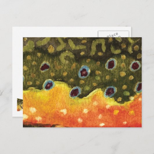 Foreut Fishing Postkarte (Vorne/Hinten)