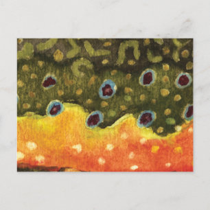 Foreut Fishing Postkarte