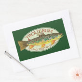 Foreut Fishing Rechteckiger Aufkleber (Umschlag)