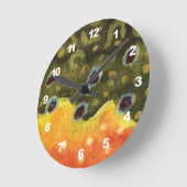 Foreut Fishing Runde Wanduhr (Winkel)