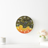 Foreut Fishing Runde Wanduhr (Zuhause)