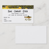 Foreut Fly Fisherman Visitenkarte (Vorne/Hinten)