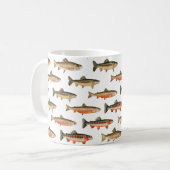 Foreut Galore Fischen Kaffeetasse (Vorderseite Links)