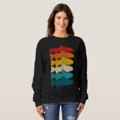 Foreut Vintage Fische Fischerei Fischer Sweatshirt (Vorne ganz)
