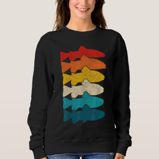 Foreut Vintage Fische Fischerei Fischer Sweatshirt