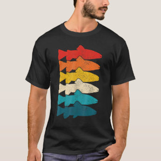 Foreut Vintage Fische Fischerei Fischer T-Shirt