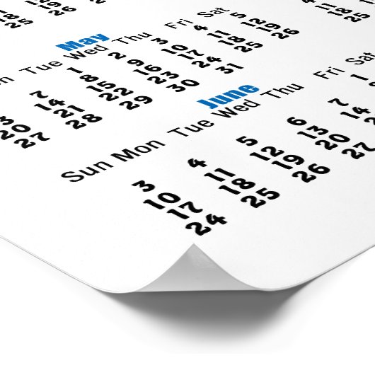 Forever 2012 Wall Calendar Poster (Ecke)