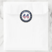 Forever 44 Classic Rund Sticker (Tasche)