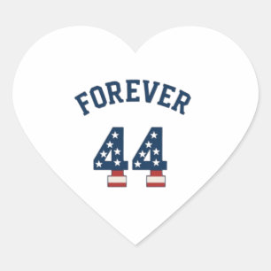 Forever 44 Herz-Aufkleber