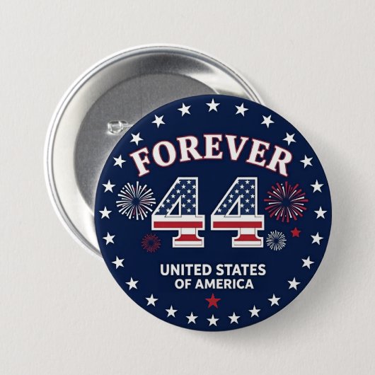 Forever 44 Knopf Button (Vorne & Hinten)