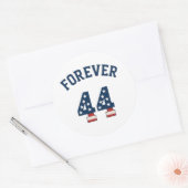 Forever 44 runder aufkleber (Umschlag)