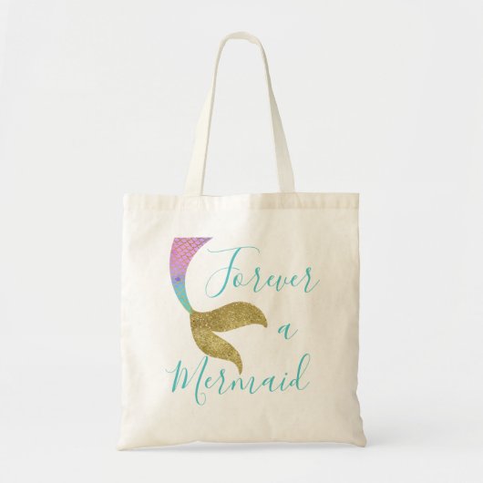 Forever a Mermaid Tote Bag Tragetasche (Vorne)