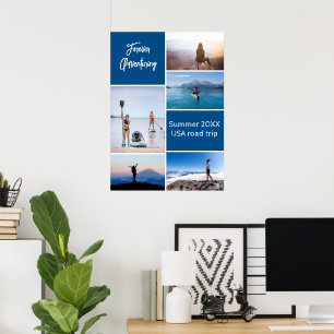 Forever Adventures Custom Foto Collage Poster