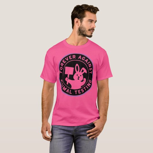 Forever against Animal Testing T-Shirt (Vorne ganz)