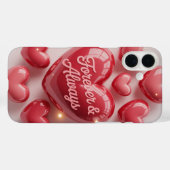 Forever & Always 3D Heart Love Phone Case (Rückseite (Horizontal))