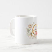 Forever & Always - Romantische Hochzeitsrennen Kun Kaffeetasse (Vorderseite Links)