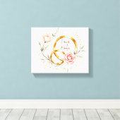 Forever & Always - Romantische Hochzeitsrennen Kun Leinwanddruck (Insitu (Holzboden))