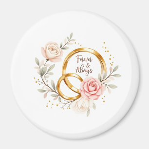 Forever & Always - Romantische Hochzeitsrennen Kun Magnet