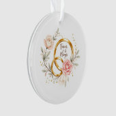 Forever & Always - Romantische Hochzeitsrennen Kun Ornament (Vorderseite)