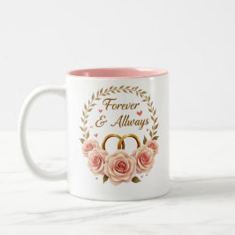 Forever & Always - Tasse zum Hochzeitstag