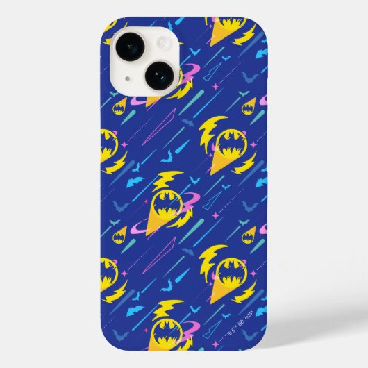 Forever Batman Bat Signal Pattern Case-Mate iPhone Hülle (Rückseite)
