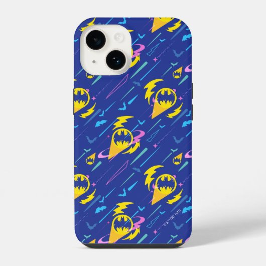 Forever Batman Bat Signal Pattern iPhone Hülle (Rückseite)
