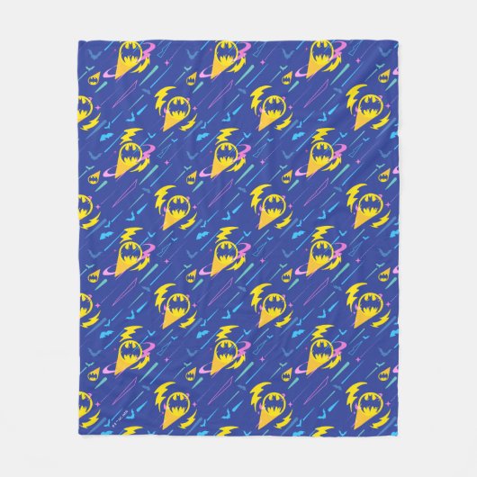 Forever Batman Bat Signalmuster Fleecedecke (Vorderseite)