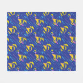 Forever Batman Bat Signalmuster Fleecedecke (Vorderseite (Horizontal))