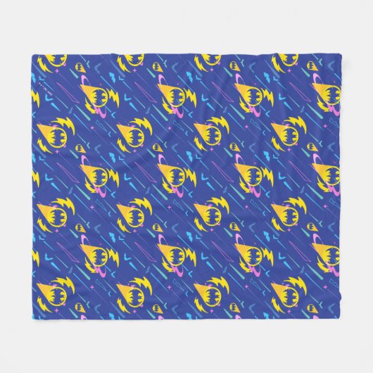 Forever Batman Bat Signalmuster Fleecedecke (Vorderseite (Horizontal))