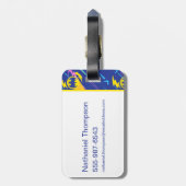 Forever Batman Bat Signalmuster Gepäckanhänger (Rückseite vertikal)