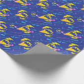 Forever Batman Bat Signalmuster Geschenkpapier (Ecke)