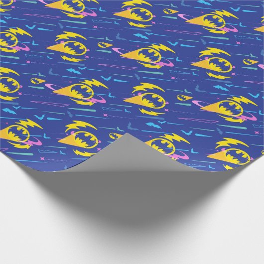 Forever Batman Bat Signalmuster Geschenkpapier (Ecke)