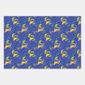 Forever Batman Bat Signalmuster Geschenkpapier Set (Vorderseite 2)